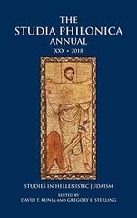 The Studia Philonica Annual Xxx, 2018: Studies in Hellenistic Judaism