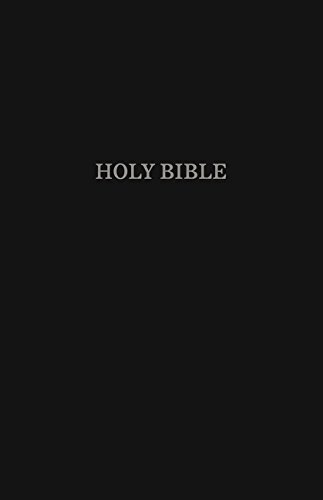 KJV, Pew Bible, Hardcover, Black, Red Letter, Comfort Print