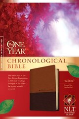 The One Year Chronological Bible: New Living Translation, Brown/Tan, Tutone, Leatherlike