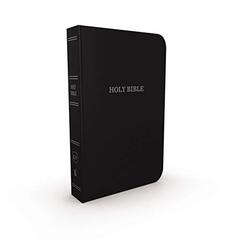 KJV Holy Bible: Gift and Award, Black Leather-Look, Red Letter, Comfort Print: King James Version