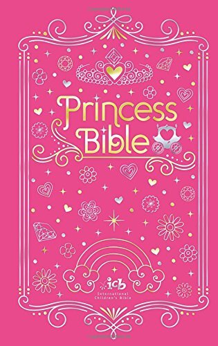 ICB, Princess Bible, Pink, Hardcover, with Coloring Sticker Book