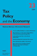 Tax Policy and the Economy, Volume 23, Volume 23